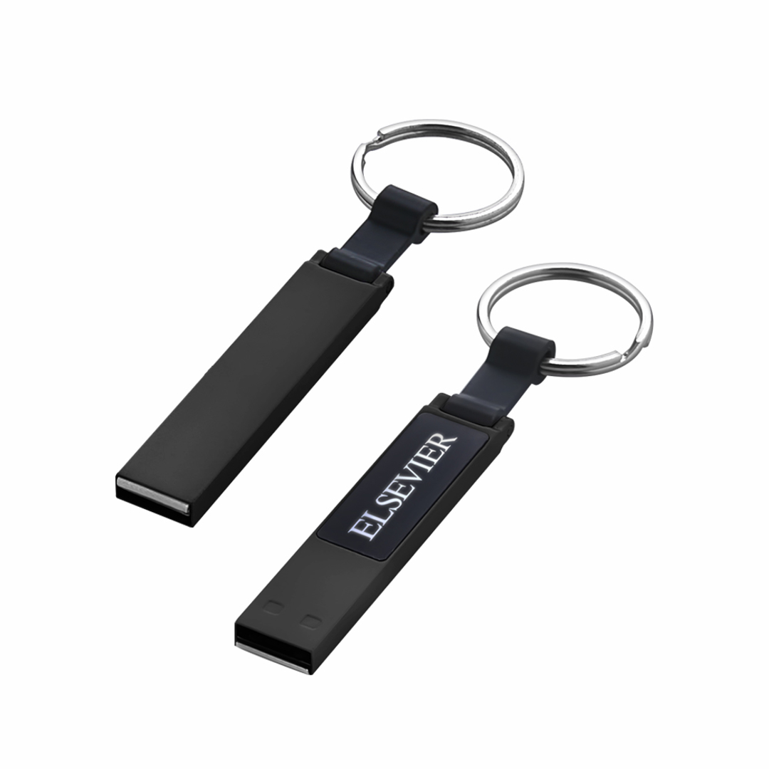 F-204-32 Siyah Kutusuz Işıklı Rubber Usb resmi